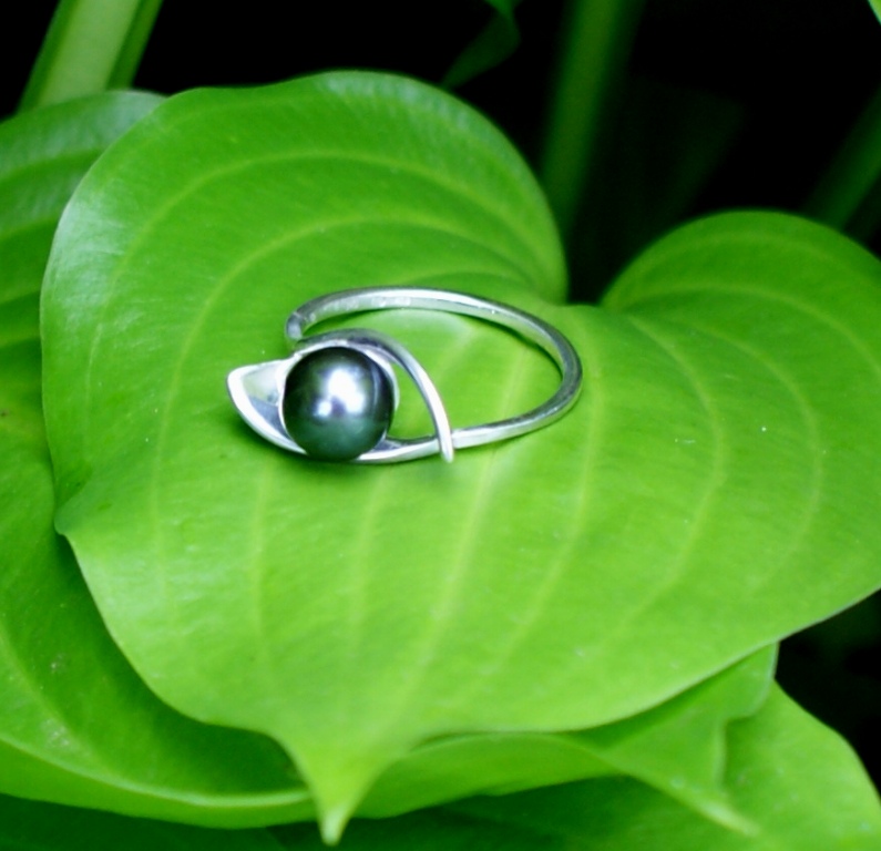 Originálny prsteň s perlou, na mieru